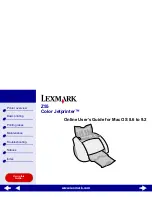 Lexmark Z55se User Manual preview