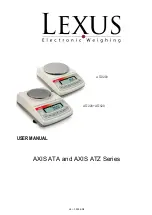 Lexus Electronic Weighing ATZ220 User Manual preview