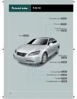 Предварительный просмотр 6 страницы Lexus 2008 ES350 Owner'S Manual