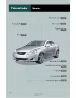 Предварительный просмотр 6 страницы Lexus 2008 IS250 Owner'S Manual