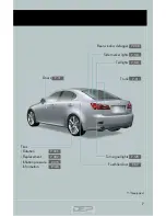 Предварительный просмотр 7 страницы Lexus 2008 IS250 Owner'S Manual