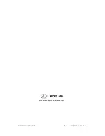 Предварительный просмотр 27 страницы Lexus 2009 GX Series Manual