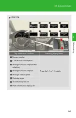 Предварительный просмотр 263 страницы Lexus 2012 RX350 Owner'S Manual