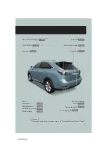 Предварительный просмотр 10 страницы Lexus 2012 RX450h Owner'S Manual