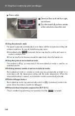 Предварительный просмотр 248 страницы Lexus 2013 IS250C Owner'S Manual