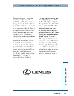 Предварительный просмотр 41 страницы Lexus 2015 IS 250 Warranty And Services Manual