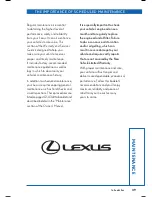 Предварительный просмотр 41 страницы Lexus 2016 LS 460 Warranty And Services Manual