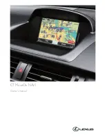 Lexus CT MoveOn NAVI Owner'S Manual preview