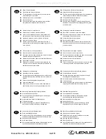 Предварительный просмотр 3 страницы Lexus ES 250 Installation Instructions Manual