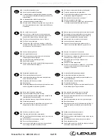 Предварительный просмотр 4 страницы Lexus ES 250 Installation Instructions Manual