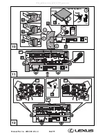 Предварительный просмотр 9 страницы Lexus ES 250 Installation Instructions Manual