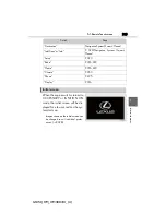 Preview for 315 page of Lexus GS350 NAVI Owner'S Manual