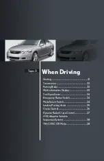 Preview for 20 page of Lexus GS450h 2008 Quick Manual