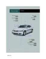 Preview for 8 page of Lexus LS 460 2011 Owner'S Manual