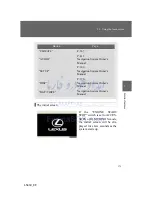 Preview for 402 page of Lexus LS 460 2011 Owner'S Manual