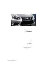 Lexus LS 600h L 2015 Owner'S Manual предпросмотр