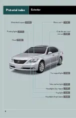 Предварительный просмотр 8 страницы Lexus LS460 2008 Owner'S Manual