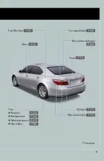 Предварительный просмотр 9 страницы Lexus LS460 2008 Owner'S Manual