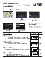 Lexus NX 300h Quick Manual preview