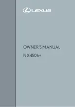 Предварительный просмотр 1 страницы Lexus NX450h+ 2021 Owner'S Manual