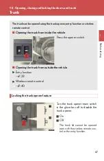 Предварительный просмотр 47 страницы Lexus OM53A24U Owner'S Manual