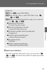 Предварительный просмотр 303 страницы Lexus OM53A24U Owner'S Manual