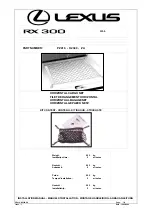 Preview for 1 page of Lexus PZ416-K2340-ZA Installation Manual