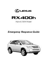 Lexus RX400h 2006 Emergency Response Manual предпросмотр