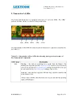 Preview for 22 page of Lexycom Technologies TIAMIS-800 User Manual