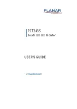 Предварительный просмотр 1 страницы Leyard PLANAR PCT2435 User Manual