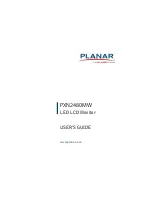 Preview for 1 page of Leyard PLANAR PXN2480MW User Manual