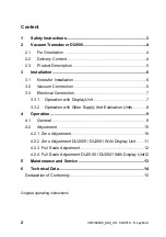 Предварительный просмотр 2 страницы LEYBOLD 15813V01 Operating Instructions Manual