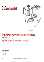 Предварительный просмотр 1 страницы LEYBOLD 230070V02 Operating Manual