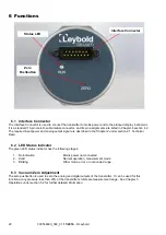 Preview for 20 page of LEYBOLD 230300V02 Operating Manual