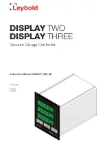 LEYBOLD DISPLAY THREE Instruction Manual предпросмотр