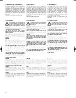 Preview for 12 page of LEYBOLD SOGEVAC SV 16 Operating Instructions/Spare Parts List