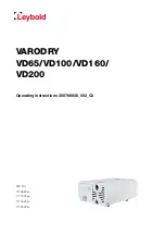 Предварительный просмотр 1 страницы LEYBOLD VARODRY CD200 Operating Instructions Manual