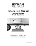 Preview for 1 page of Leyman TSG Hide-A-Way Installation Manual