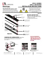 Предварительный просмотр 2 страницы LF Illumination EF300 SERIES Installation Instructions Manual