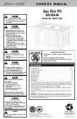 Предварительный просмотр 1 страницы LF allen + roth 2592446 Owner'S Manual