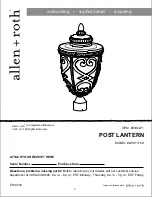 Preview for 1 page of LF Allen + Roth LWS1176D Quick Start Manual