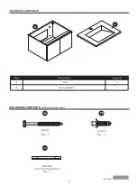 Preview for 2 page of LF style selections LW153C14-W Manual