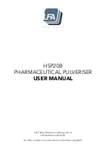 LFA HSP20B User Manual preview