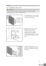 Предварительный просмотр 21 страницы LG Chem EVESPBO0070A0 Installation Manual