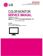 LG-Ericsson Flatron W1943C Service Manual preview