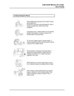 Предварительный просмотр 9 страницы LG-Ericsson GDC-400H User Manual