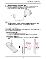 Preview for 22 page of LG-Ericsson GDC-450H User Manual