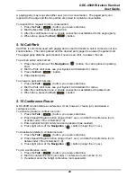 Preview for 42 page of LG-Ericsson GDC-450H User Manual