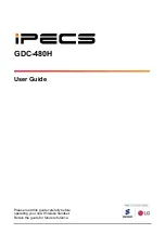 Предварительный просмотр 1 страницы LG-Ericsson IPECS GDC-480H User Manual