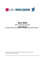 LG-Ericsson iPecs GDC-500H User Manual preview